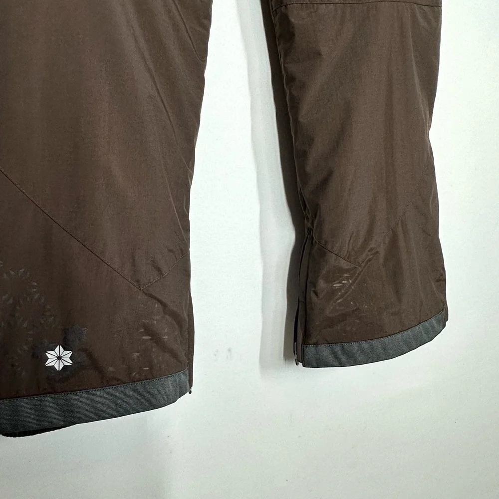 #2697 Columbia Youth Convert Ski Snowboard Snow Pants Size 14/16 Brown
